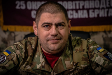 Andrij Turtschyn, Oberst, Kommandeur der 25. selbständigen Luftlandebrigade „Sitscheslaw“