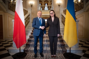 Svyrydenko discusses continued military aid to Ukraine with Tusk