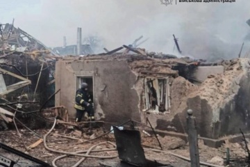 Russians destroy house in Zaporizhzhia region with drone; child among wounded