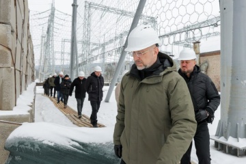 Shmyhal inspects energy facilities in western Ukraine