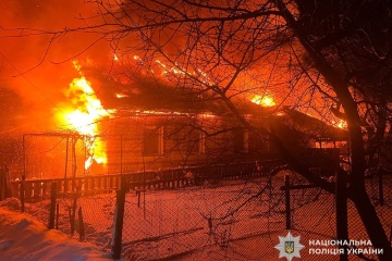 Enemies attack Novhorod-Siverskyi with Geran UAVs: One person killed, four wounded