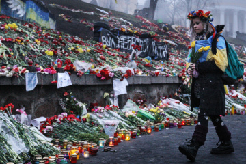 Ukraina czci pamięć Bohaterów Niebiańskiej Sotni