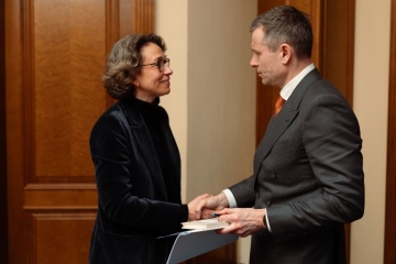 Marchenko meets newly appointed French president’s envoy for Ukraine’s recovery