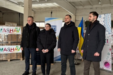 Israel delivers 100 portable backup power systems for hospitals, schools, shelters in Kyiv region