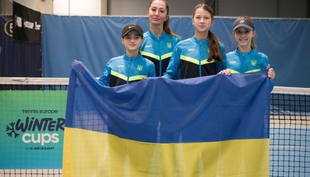 Юні тенісистки збірної України U12 - у фіналі Зимового Кубка Європи