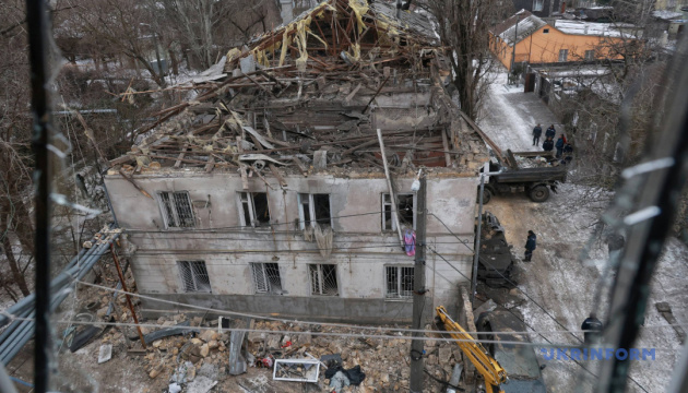 Наслідки російської атаки по Одесі / Фото: Ніна Ляшонок. Укрінформ