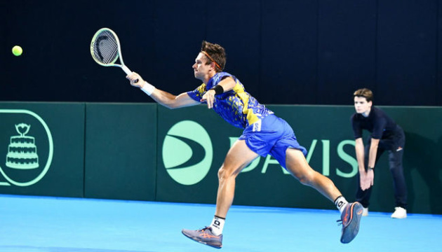 Українські тенісисти програють Люксембургу після першого дня Кубка Девіса