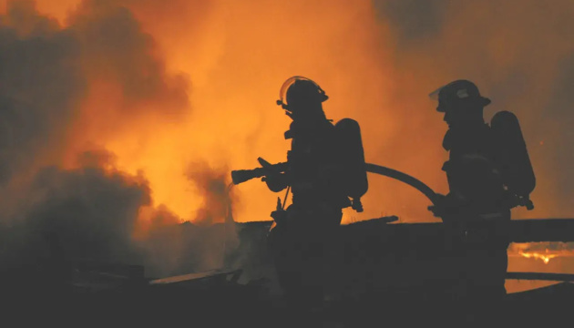 Enemy attacks Naftogaz facility in Poltava region at night