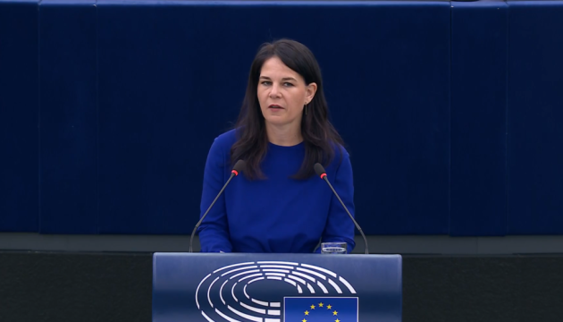 Бербок виступила в Європарламенті: ООН потребує Європи, щоб захистити світовий порядок