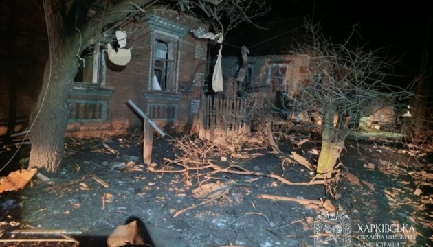 Russians shell 10 settlements in Kharkiv region over past day; one killed, four injured