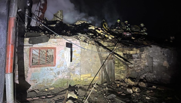 Russians attack Odesa again, house caught fire in one of city's districts 