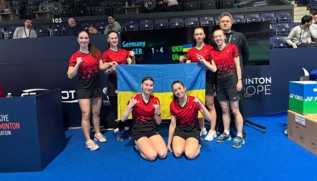 Жіноча збірна України з бадмінтону здобула «бронзу» Євро-2026