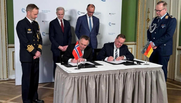 Норвегія та Німеччина підписали у Мюнхені оборонну угоду