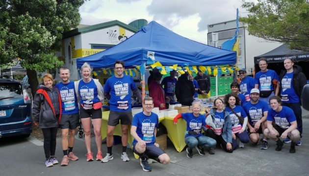 У столиці Нової Зеландії відбувся забіг на знак солідарності з Україною