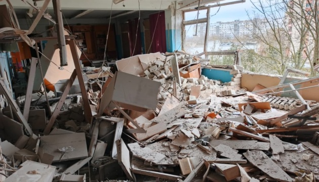 Росіяни знову атакували головний корпус Херсонського держуніверситету