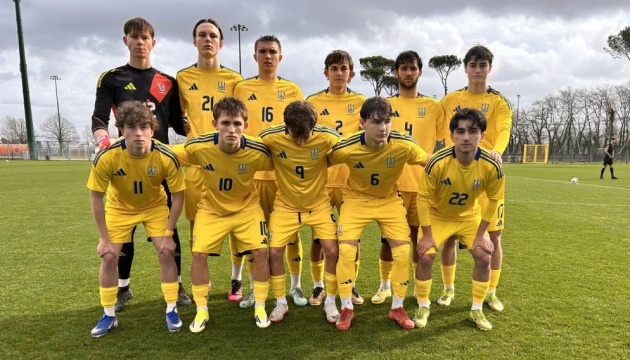Юнацька збірна України з футболу обіграла у Римі італійців