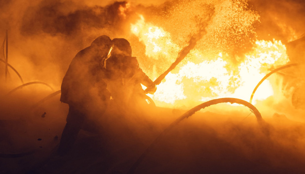 Russian forces strike Naftogaz facility in Poltava region; damage and fire reported