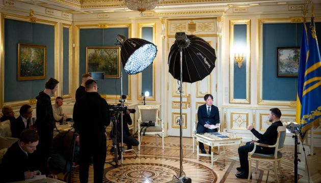 ウクライナは戦争で学んだことを日本に共有できる＝ゼレンシキー宇大統領、日本との防衛協力に期待