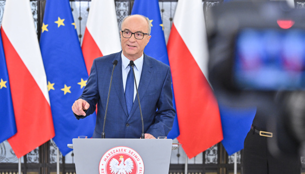 Маршалок Сейму Польщі під час виступу у Раді 24 лютого зосередиться на трьох темах 