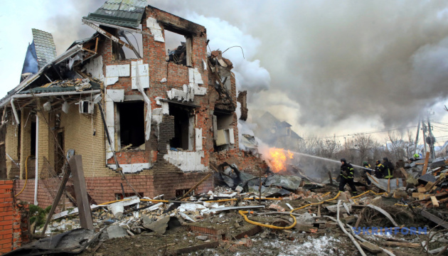 Наслідки ракетного удару по Київщині / Фото: Тарасов Володимир. Укрінформ