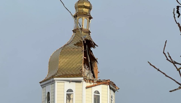 На Київщині внаслідок російської атаки пошкоджена церква