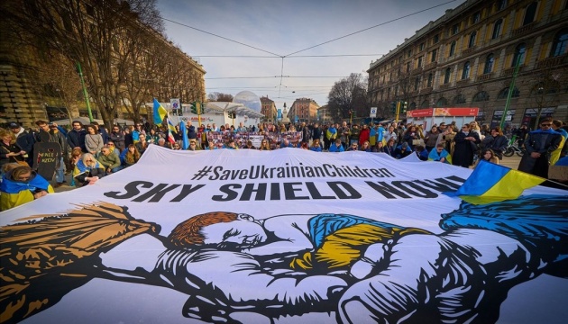 У Мілані відбулася масштабна акція солідарності з Україною