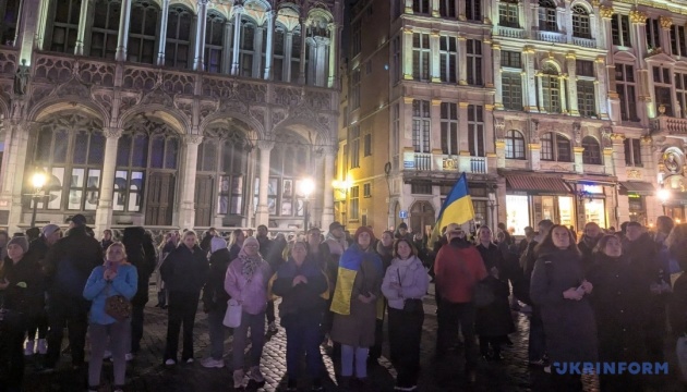 У Брюсселі відбулась акція «Солідарність з Україною»