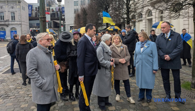 У Брюсселі пройшов марш на підтримку України