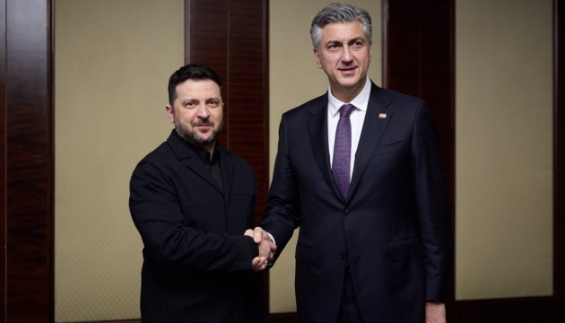 Зеленський і прем’єр Хорватії обговорили підтримку українців та співпрацю в енергетиці