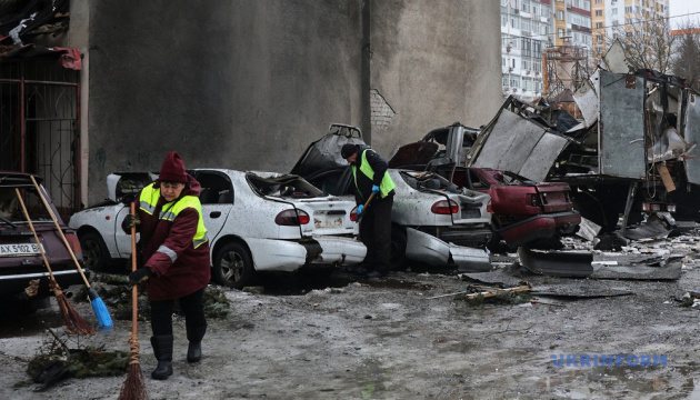 Наслідки російського обстрілу у Харкові / Фото: В`ячеслав Мадієвський. Укрінформ