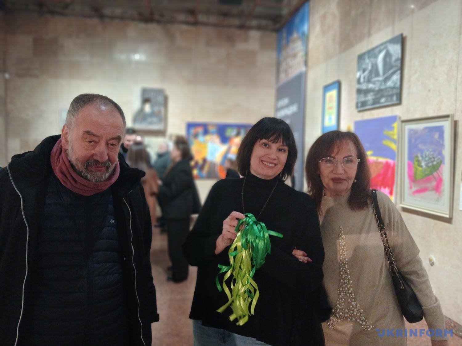 Матвій Вайсберг, Олена Балаба і Аліна Доценко. Фото Валентини Самченко