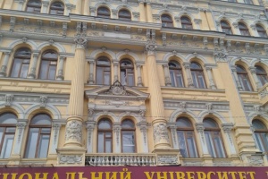 Russian missile strike damages Kotliarevsky University of Arts in Kharkiv