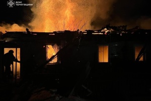 Атака дронів: росіяни вбили жінку та вдарили по об'єкту теплопостачання на Чернігівщині 