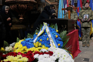 У Львові попрощалися з сином письменниці Олени Чернінької - захисником із позивним Лемберґ