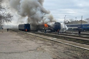 Russians attack Ukrainian railway infrastructure again 