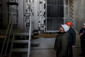 MoE Shmyhal inspects construction of protective structures at energy facility