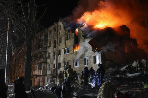 Death toll in Russian missile strike on Kharkiv rises to six, including two children