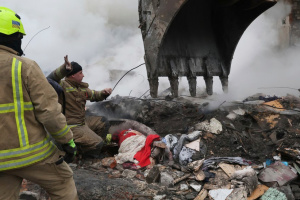 Strike on high-rise building in Kharkiv: Eleven bodies found under rubble