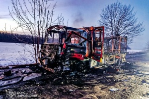 Ворог обстріляв рятувальників, які ліквідовували наслідки нічної атаки на Харківщині