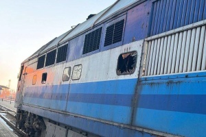 Російський дрон зранку влучив у пасажирський поїзд Київ - Суми