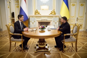 ゼレンシキー宇大統領、イェッテン新蘭首相と会談　防衛支援等協議