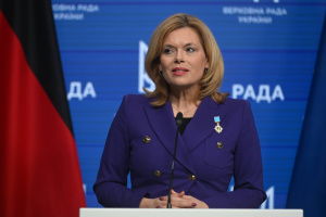 La presidenta del Bundestag en la Rada: A pesar de la guerra en Irán, Alemania no perderá de vista a Ucrania