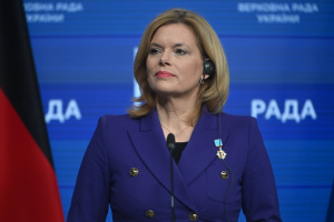 Президентка Бундестагу в Раді: Питання про поступки у війні слід ставити Росії, а не Україні