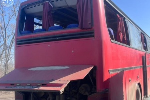Death toll in Russian strike on bus in Kharkiv region rises to three