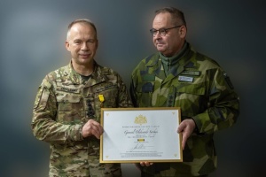 Сирський отримав Золоту медаль Збройних сил Швеції
