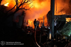 Росіяни вдарили дронами по Запоріжжю, є поранені