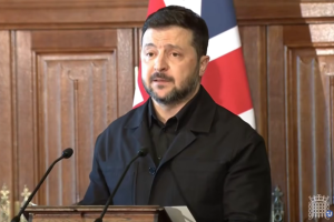 Зеленський розпочав виступ у британському парламенті