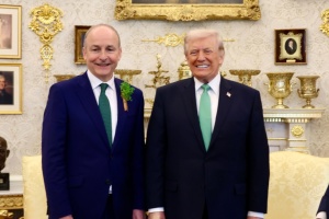 Прем'єр Ірландії на зустрічі із Трампом вступився за Стармера: «Ви б могли порозумітися»