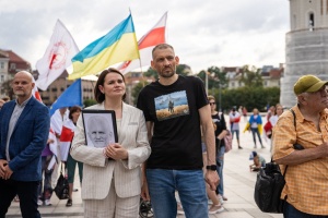 Сергій Тихановський, білоруський опозиціонер і колишній політв’язень