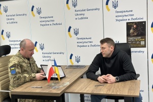 Група добровольців Українського легіону підписала в Любліні контракти із ЗСУ